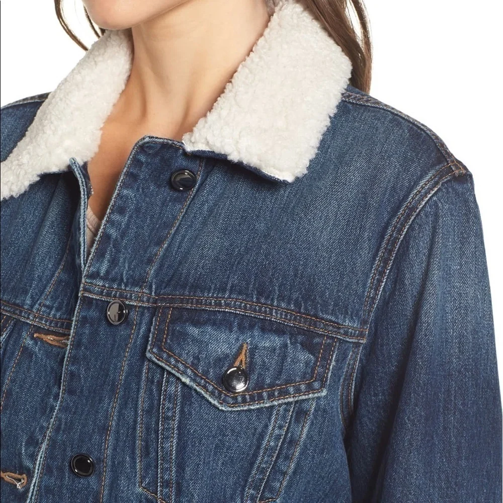 GOOD AMERICAN Boyfriend Denim Jacket Plus 18
